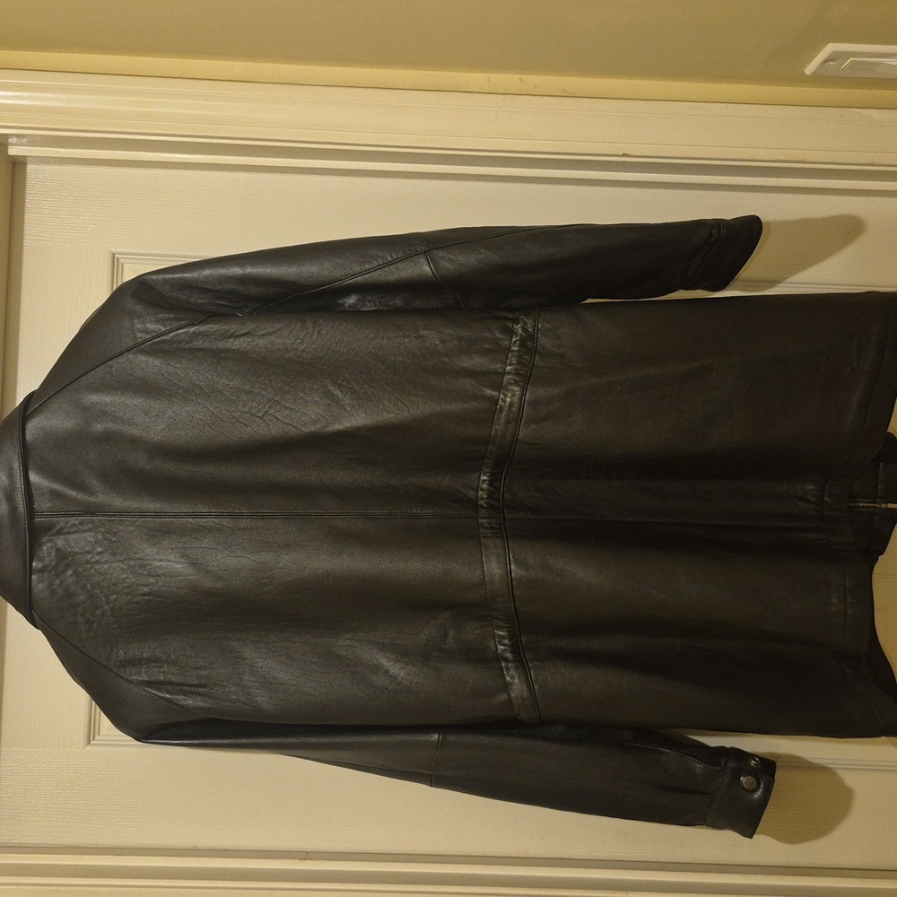 Black Leather Jacket - Picture 2 of 3